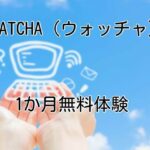 WATCHA(ウォッチャ)1か月無料体験の登録方法