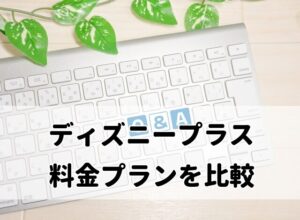 ディズニープラス（Disney+）の料金プランの比較と注意点